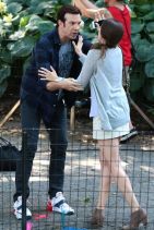 SLEEPING WITH OTHER PEOPLE Set Photos -  Alison Brie and Jason Sudeikis