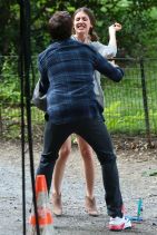 SLEEPING WITH OTHER PEOPLE Set Photos -  Alison Brie and Jason Sudeikis