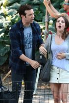 SLEEPING WITH OTHER PEOPLE Set Photos -  Alison Brie and Jason Sudeikis