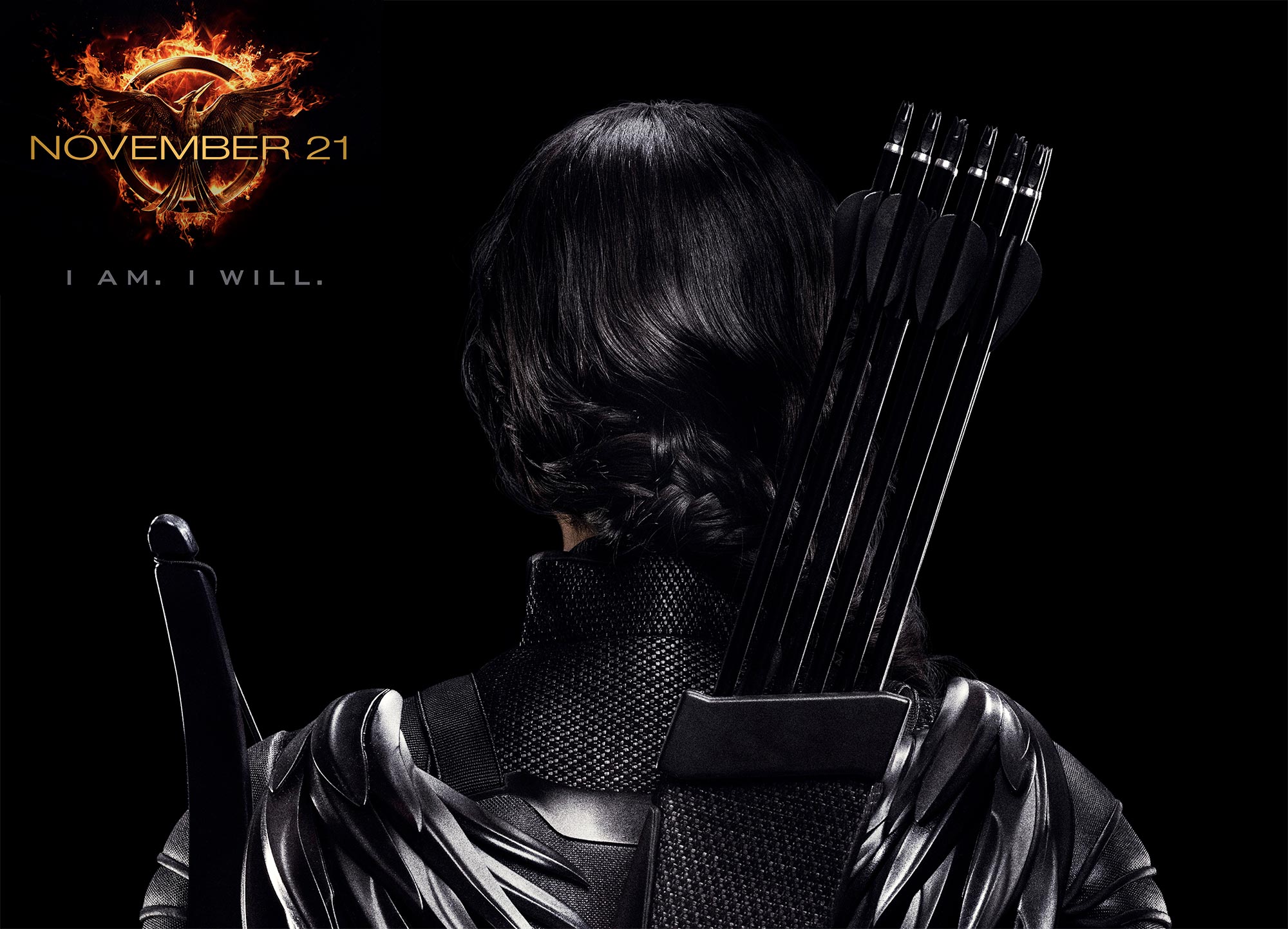 THE HUNGER GAMES: MOCKINGJAY ­PART 1 Poster: Katniss Rebel Warrior