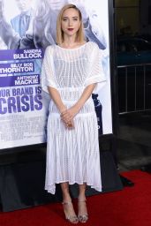 OUR BRAND IS CRISIS Premiere in Hollywood - Zoe Kazan