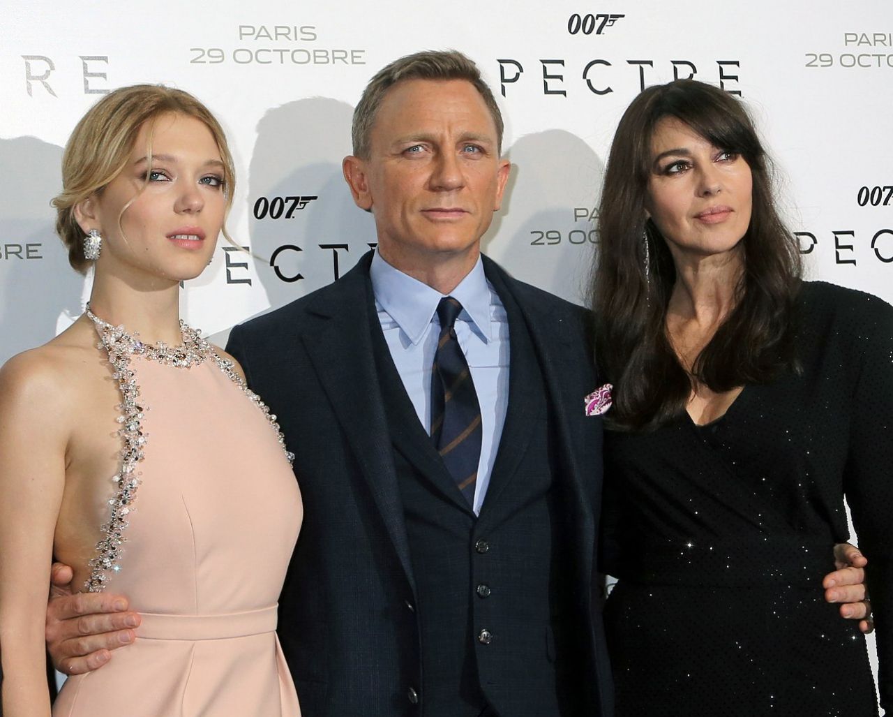 SPECTRE Premiere at Grand Rex Cinema in Paris – Léa Seydoux, Monica ...