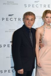 SPECTRE Premiere at Grand Rex Cinema in Paris - Léa Seydoux, Monica Bellucci, DAniel Craig, Christoph Waltz