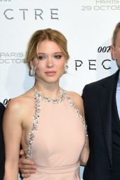 SPECTRE Premiere at Grand Rex Cinema in Paris - Léa Seydoux, Monica Bellucci, DAniel Craig, Christoph Waltz