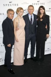 SPECTRE Premiere at Grand Rex Cinema in Paris - Léa Seydoux, Monica Bellucci, DAniel Craig, Christoph Waltz