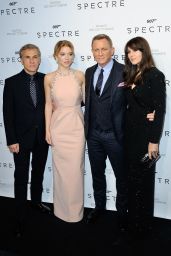 SPECTRE Premiere at Grand Rex Cinema in Paris - Léa Seydoux, Monica Bellucci, DAniel Craig, Christoph Waltz