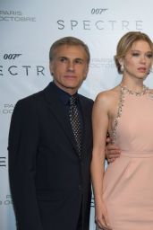 SPECTRE Premiere at Grand Rex Cinema in Paris - Léa Seydoux, Monica Bellucci, DAniel Craig, Christoph Waltz