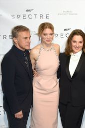 SPECTRE Premiere at Grand Rex Cinema in Paris - Léa Seydoux, Monica Bellucci, DAniel Craig, Christoph Waltz