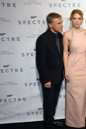 SPECTRE Premiere at Grand Rex Cinema in Paris - Léa Seydoux, Monica Bellucci, DAniel Craig, Christoph Waltz