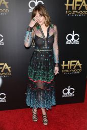 19th Annual Hollywood Film Awards in Beverly Hills Red Carpet – Dakota Johnson