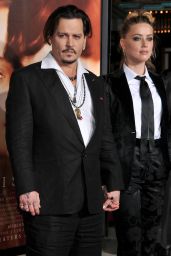 Amber Heard and Johnny Depp – THE DANISH GIRL Premiere in Westwood