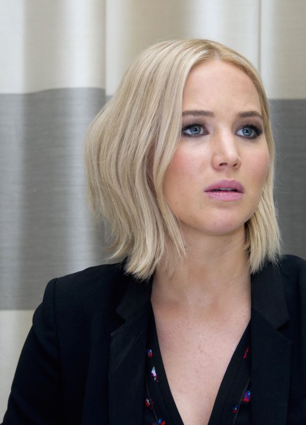 Jennifer Lawrence at THE HUNGER GAMES: MOCKINGJAY ­PART 2 Press Conference in Berlin