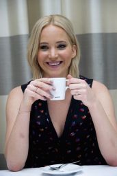 Jennifer Lawrence at THE HUNGER GAMES: MOCKINGJAY ­PART 2 Press Conference in Berlin