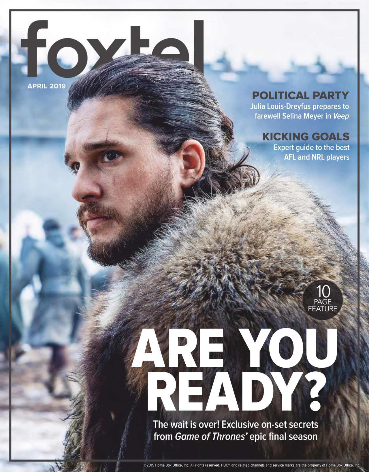 GAMES OF THRONES - Foxtel April 2019