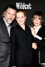 Ethan Hawke, Maya Hawke, and Laura Linney Shine at 'Wildcat' Premiere