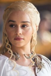 Emilia Clarke as Daenerys Targaryen in Game Of Thrones