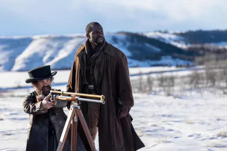 Peter Dinklage and Gbenga Akinnagbe in ‘The Thicket’