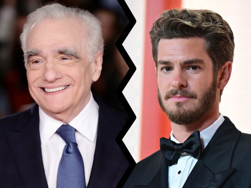 Martin Scorsese and Andrew Garfield