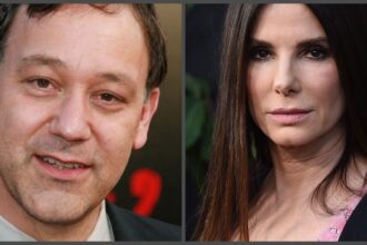 Sam Raimi and Sandra Bullock