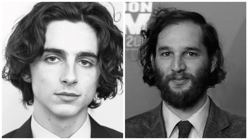 Timothée Chalamet and Josh Safdie
