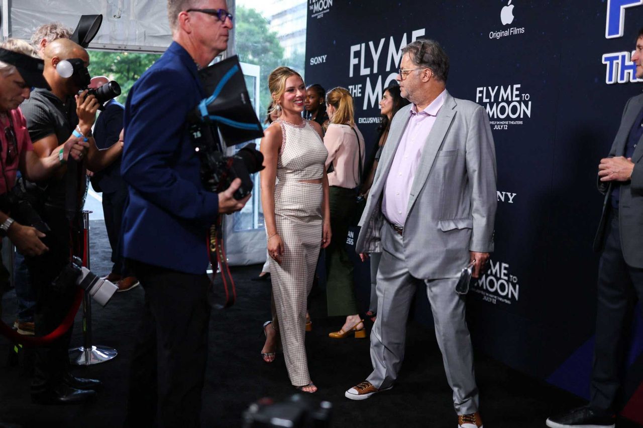 Scarlett Johansson and Channing Tatum at Fly Me To The Moon premiere