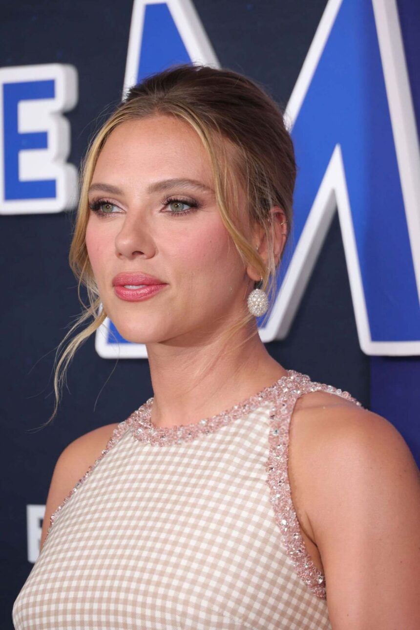 Scarlett Johansson and Channing Tatum at Fly Me To The Moon premiere