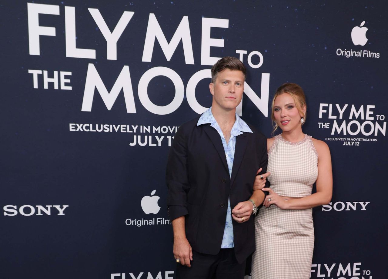 Scarlett Johansson and Channing Tatum at Fly Me To The Moon premiere