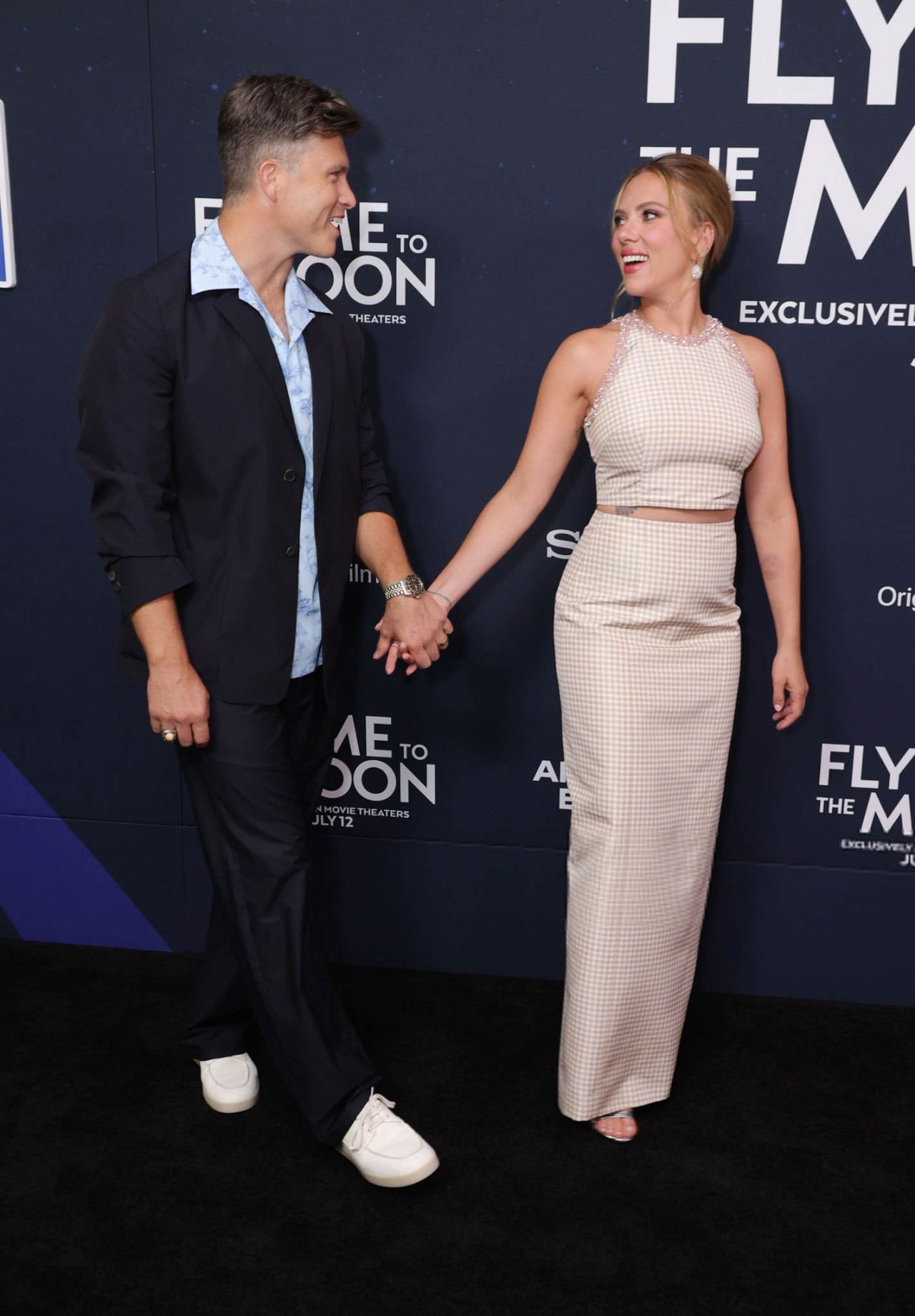 Scarlett Johansson and Channing Tatum at Fly Me To The Moon premiere