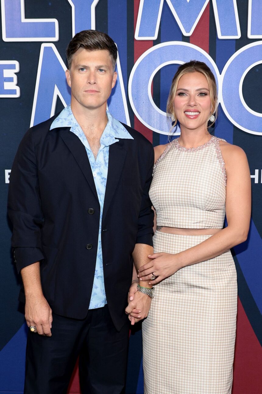 Scarlett Johansson and Channing Tatum at Fly Me To The Moon premiere