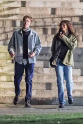 Zendaya and Robert Pattinson Share Laughs While Filming A24’s ‘The Drama’