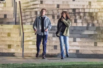 Zendaya and Robert Pattinson Share Laughs While Filming A24’s ‘The Drama’