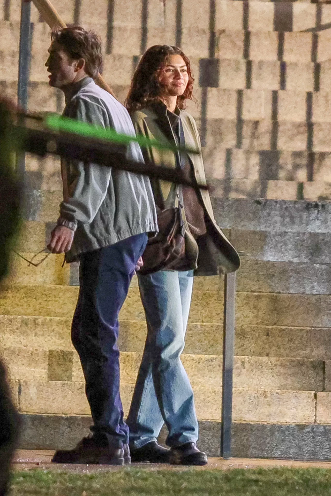 Zendaya and Robert Pattinson Share Laughs While Filming A24’s ‘The Drama’