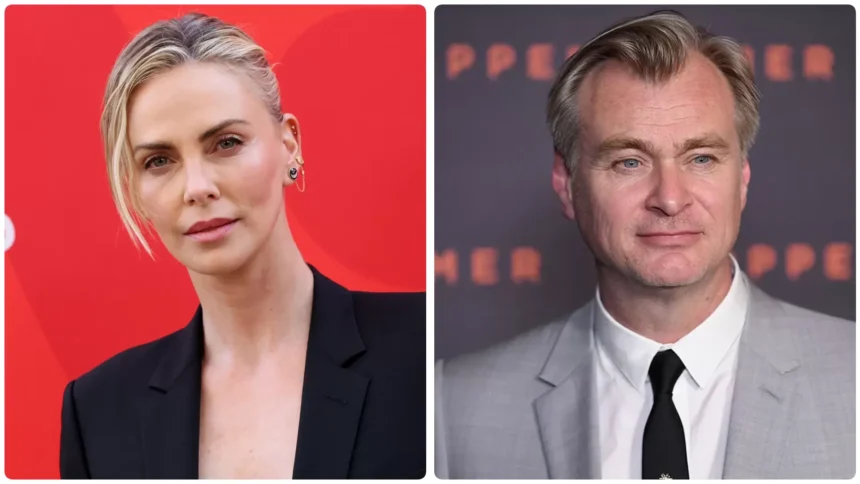 Charlize Theron and Christopher Nolan