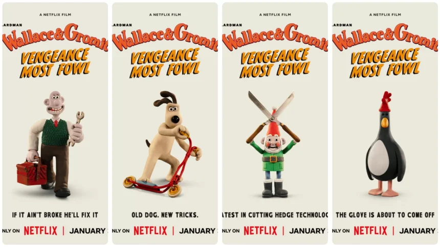 Wallace Gromit Vengeance Most Fowl Posters