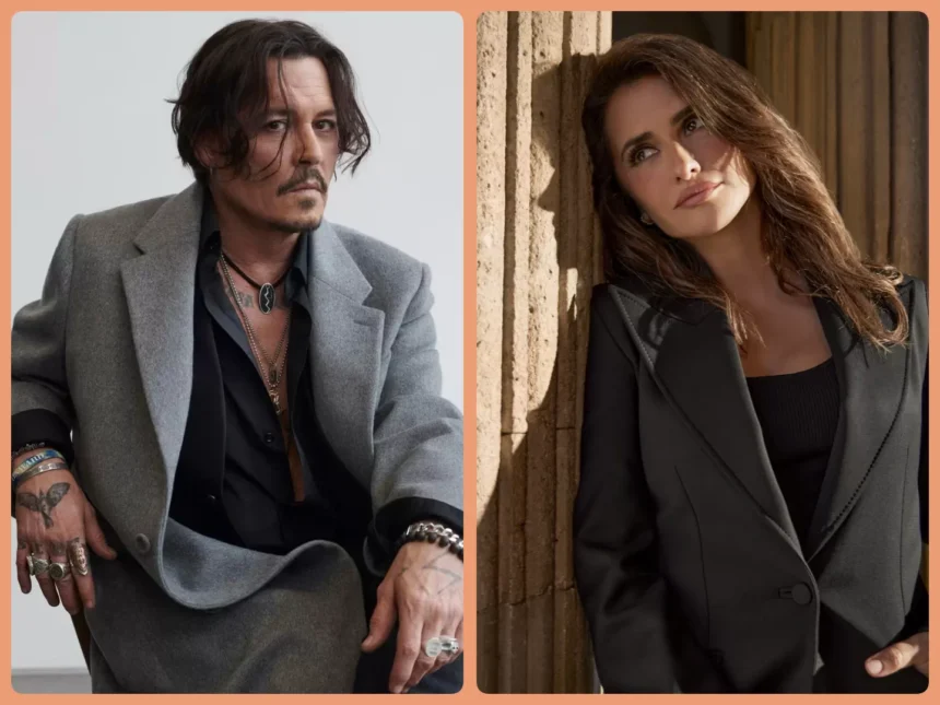 Johnny Depp and Penélope Cruz