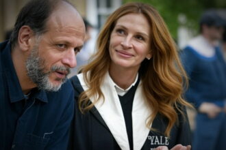 Luca Guadagnino and Julia Roberts