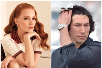 Jessica Chastain and Adam Driver