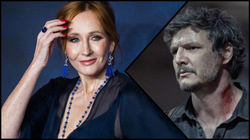 J K Rowling Pedro Pascal