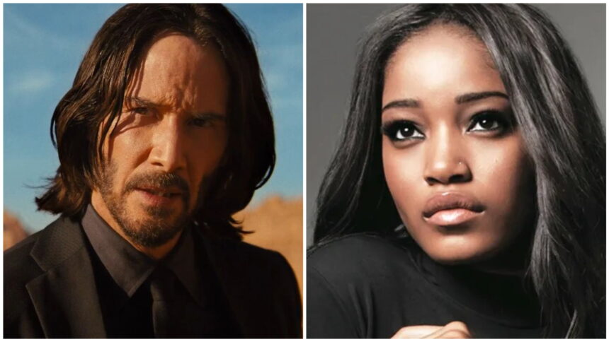 Keanu Reeves and Keke Palmer
