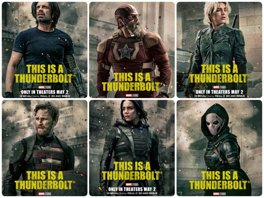 Thunderbolts character posters
