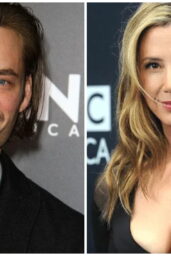 Chris Backus and Mira Sorvino