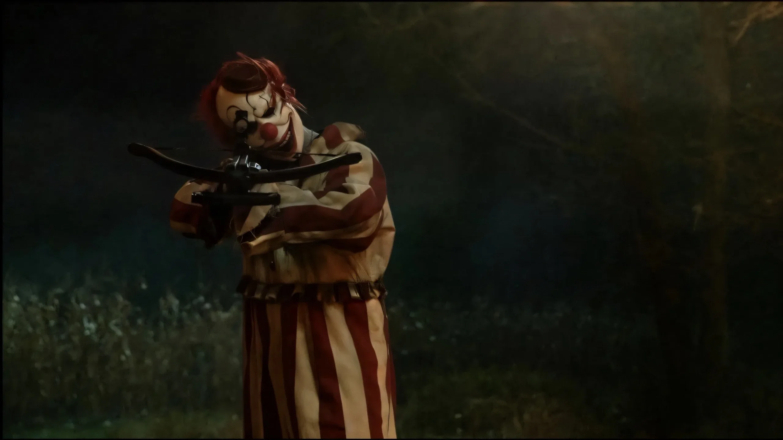 Clown in a Cornfield