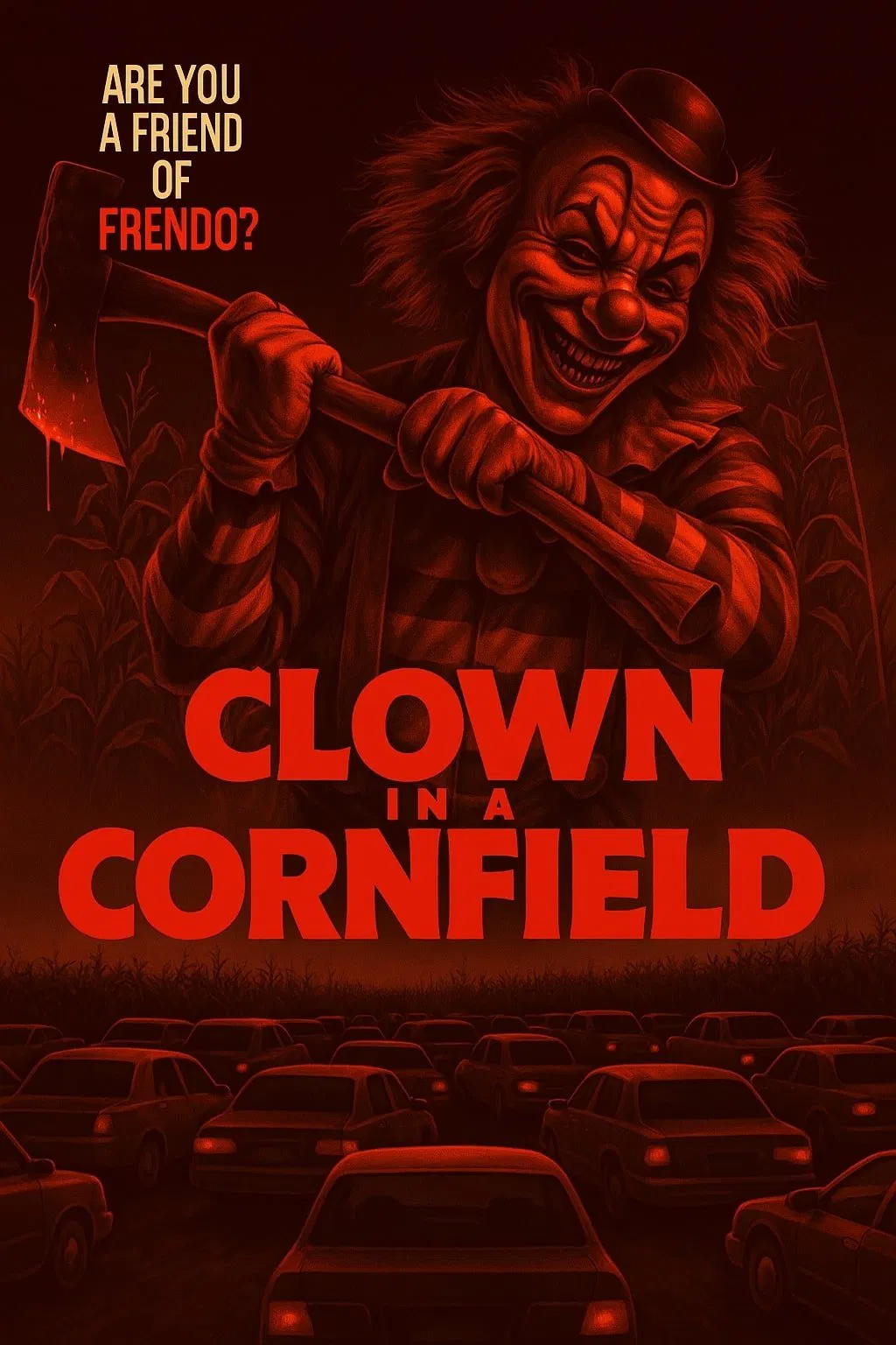 Clown in a Cornfield Poster