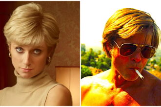 Elizabeth Debicki and Brad Pitt