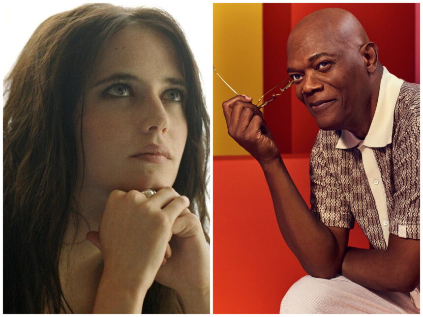 Eva Green and Samuel L Jackson