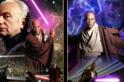 Mace Windu vs Palpatine Star Wars