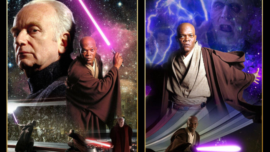 Mace Windu vs Palpatine Star Wars