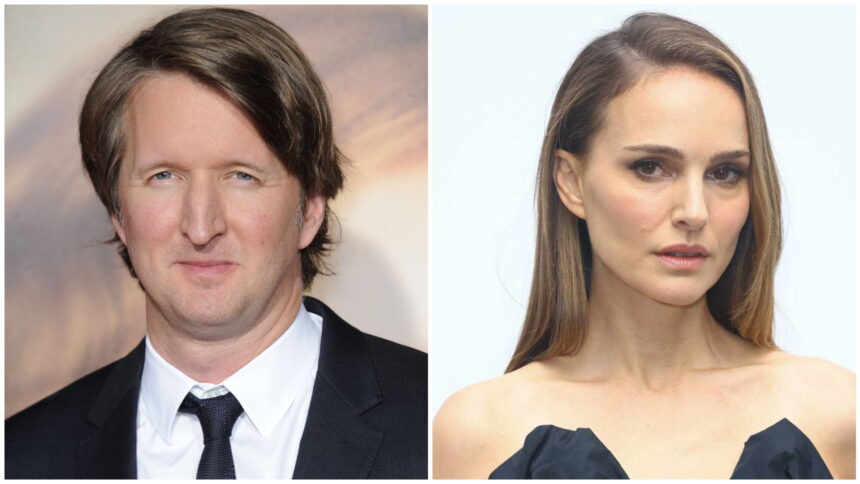 Tom Hooper and Natalie Portman