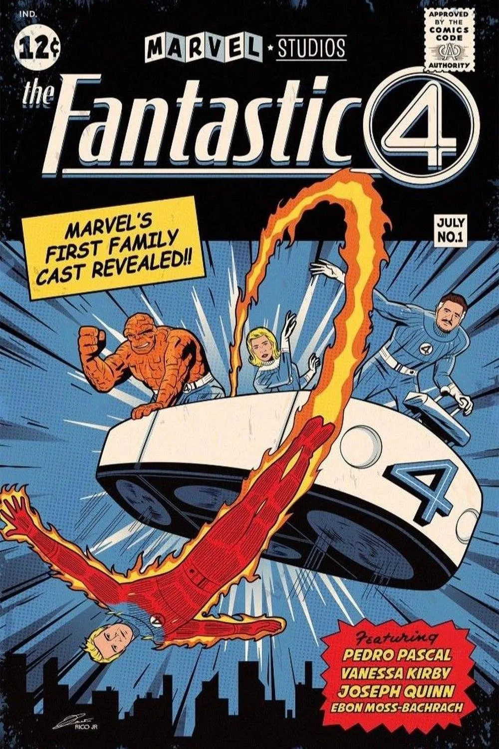 Fantastic Four First Steps Poster