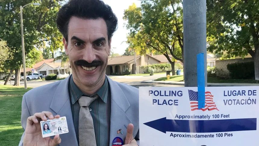 Sacha Baron Cohen as Borat